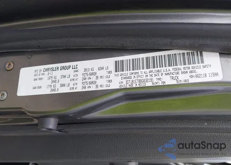 2011 Dodge Ram 1500 z USA, uszkodzony, nr VIN 3D7JB1ET8BG632191